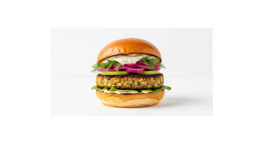 Den vackra kålsvenskburgaren