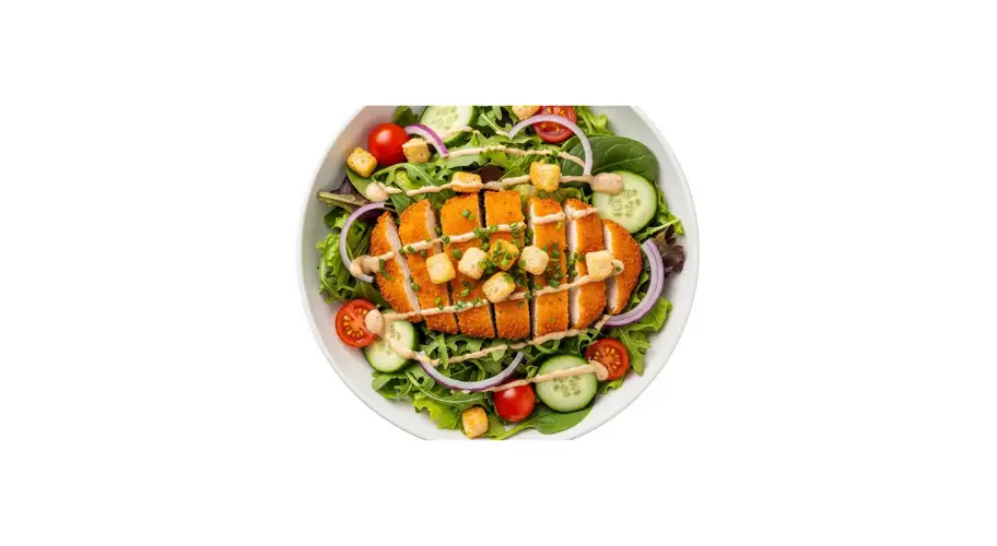 Krispig kycklingsallad