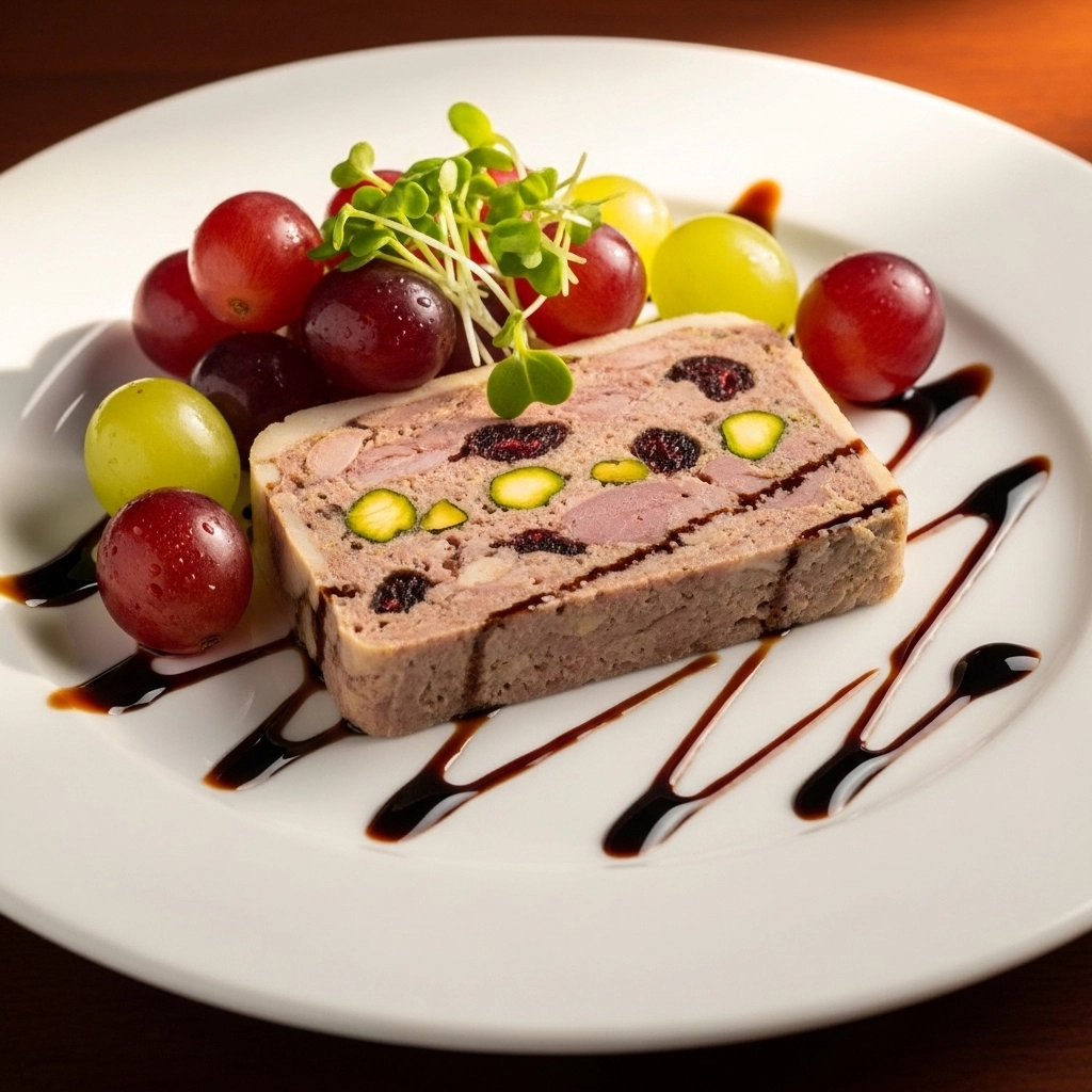 Duck Terrine with Grapes